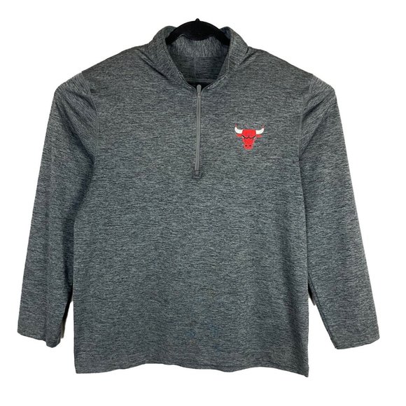 Majestic Cool Base 4 Zip Pullover Gray 